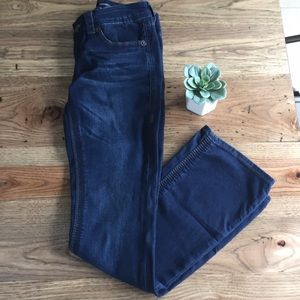 Seven7 Dark Washed Bootcut Jeans